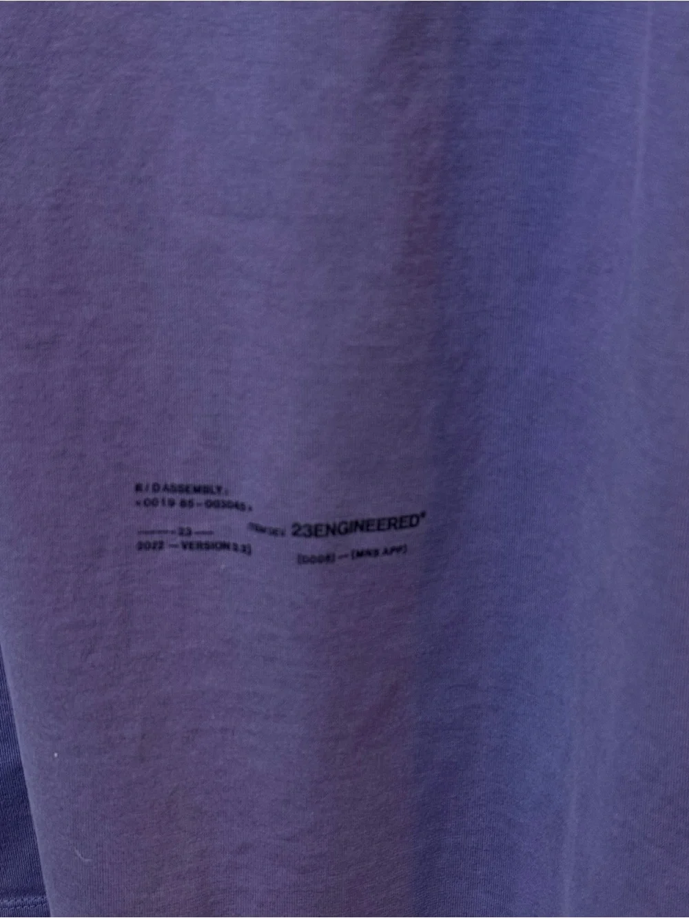 Jordan 23 Men’s Oversized Tee Purple XXL Streetwear Shirt